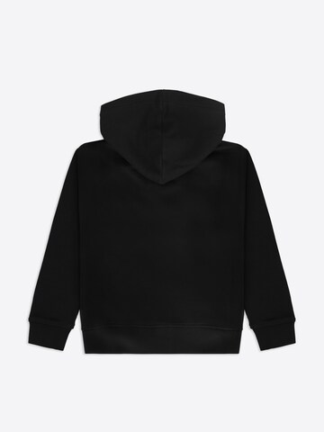 Distretto12 Zip-Up Hoodie 'LISBONA' in Black