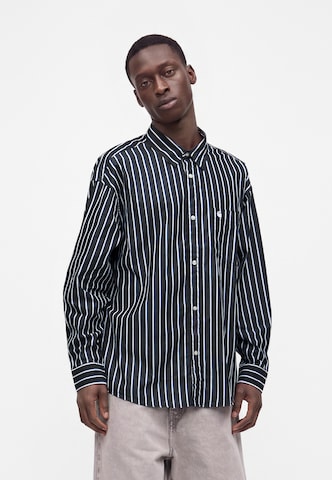 Carhartt WIP Regular fit Skjorta 'Gowan' i svart: framsida