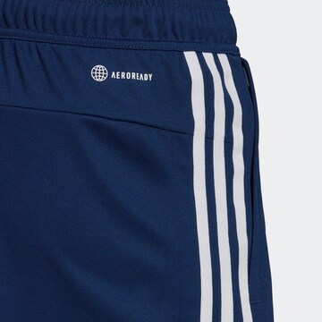 regular Pantaloni sportivi 'Train Essentials Piqué 3-Stripes' di ADIDAS PERFORMANCE in blu