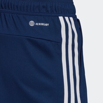 ADIDAS PERFORMANCE regular Παντελόνι φόρμας 'Train Essentials Piqué 3-Stripes' σε μπλε