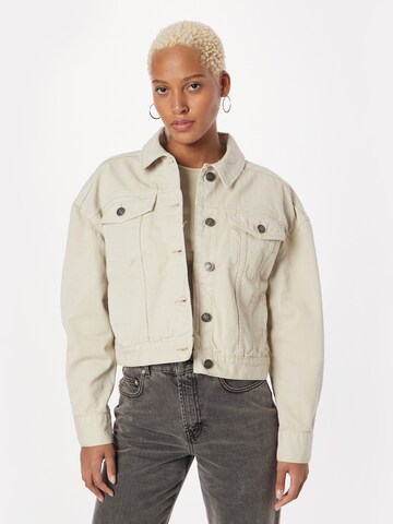 Veste mi-saison Urban Classics en beige : devant