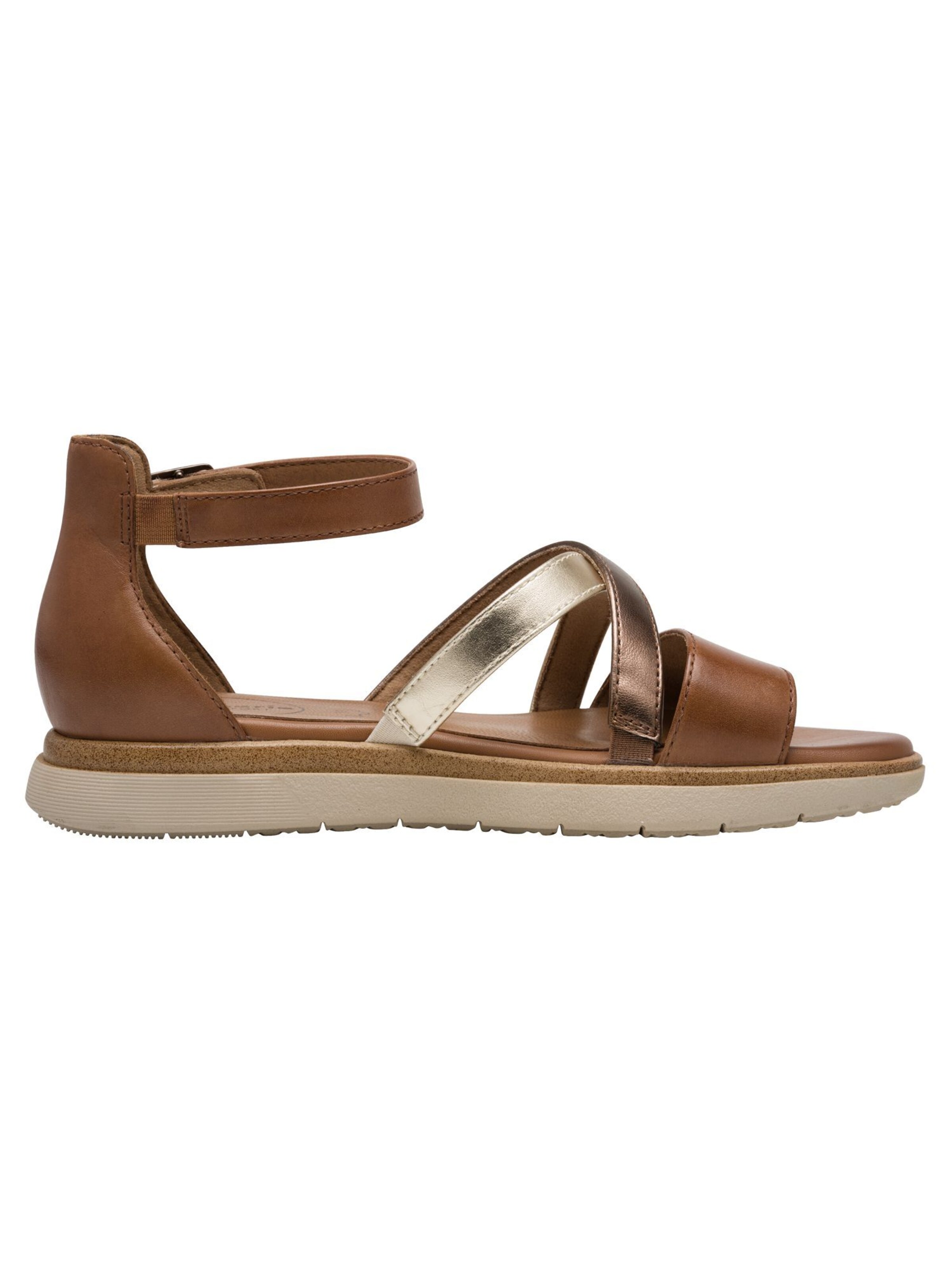 Sandales à lanières 'Comfort' Tamaris en marron
