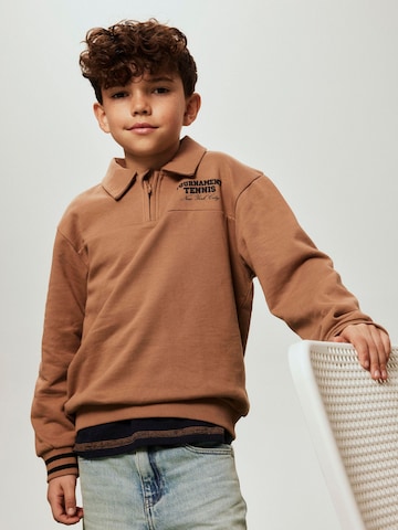 NAME IT - Sudadera en marrón: frente