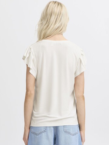 b.young Shirt ' BYPERL RUFFLE ' in White