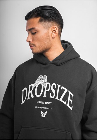 Dropsize Sweatshirt 'Pray Love Hustle' in Black