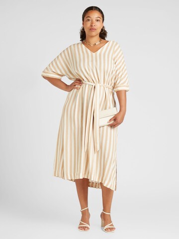 ABOUT YOU Curvy Dress 'Sofia' in Beige