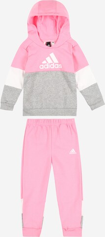 ADIDAS SPORTSWEAR Tepláková souprava 'Colourblock Fleece' – pink: přední strana