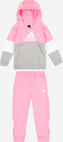 ADIDAS SPORTSWEAR Trainingsanzug 'Colourblock Fleece' in Pink: predná strana