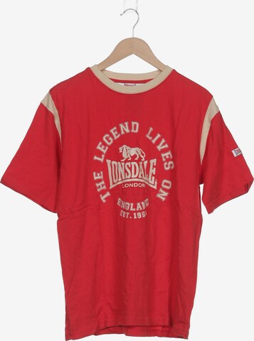 LONSDALE T-Shirt XL in Rot: predná strana