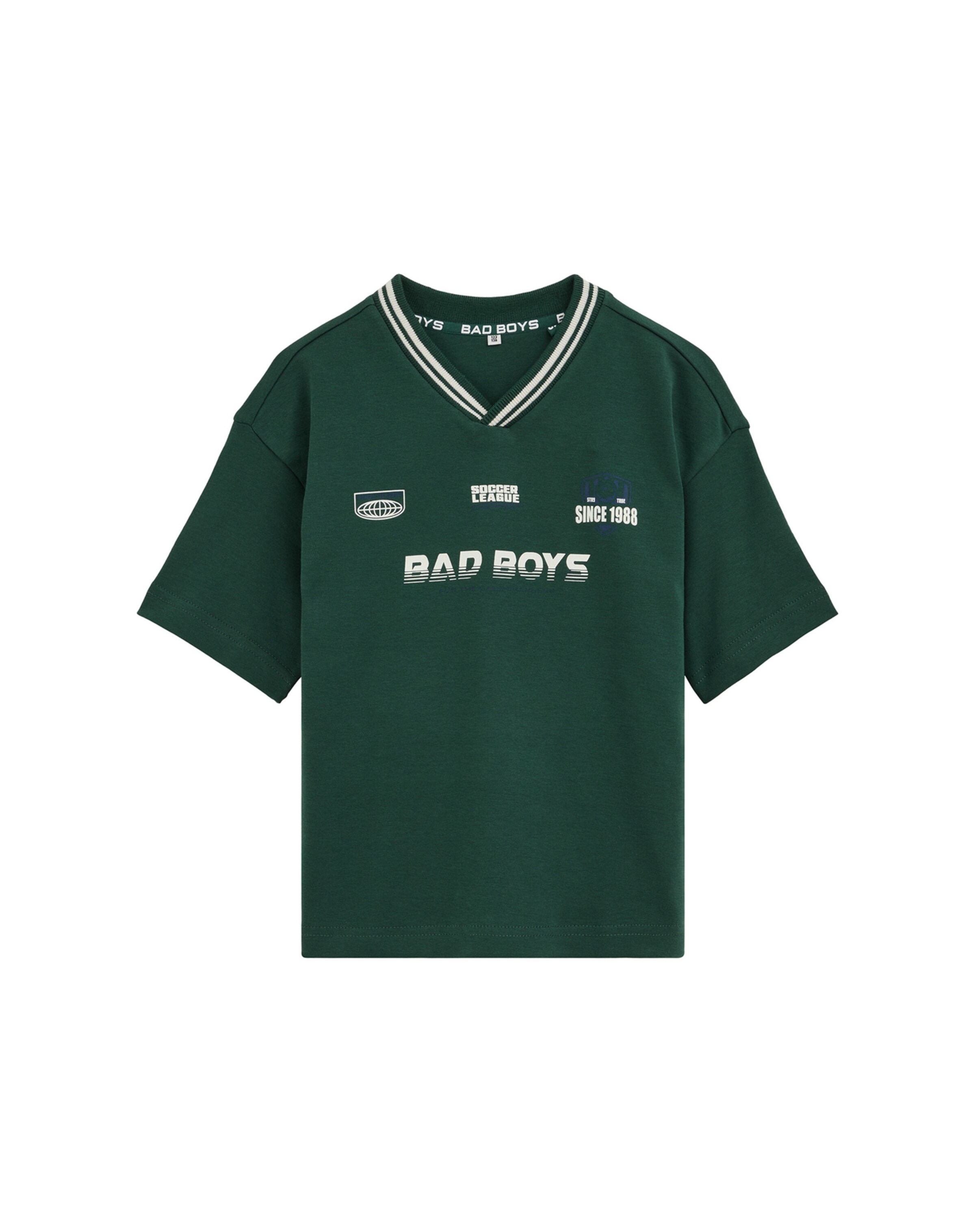 WE Fashion Majica | zelena barva: sprednja stran