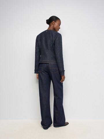 Salsa Jeans Tussenjas in Blauw