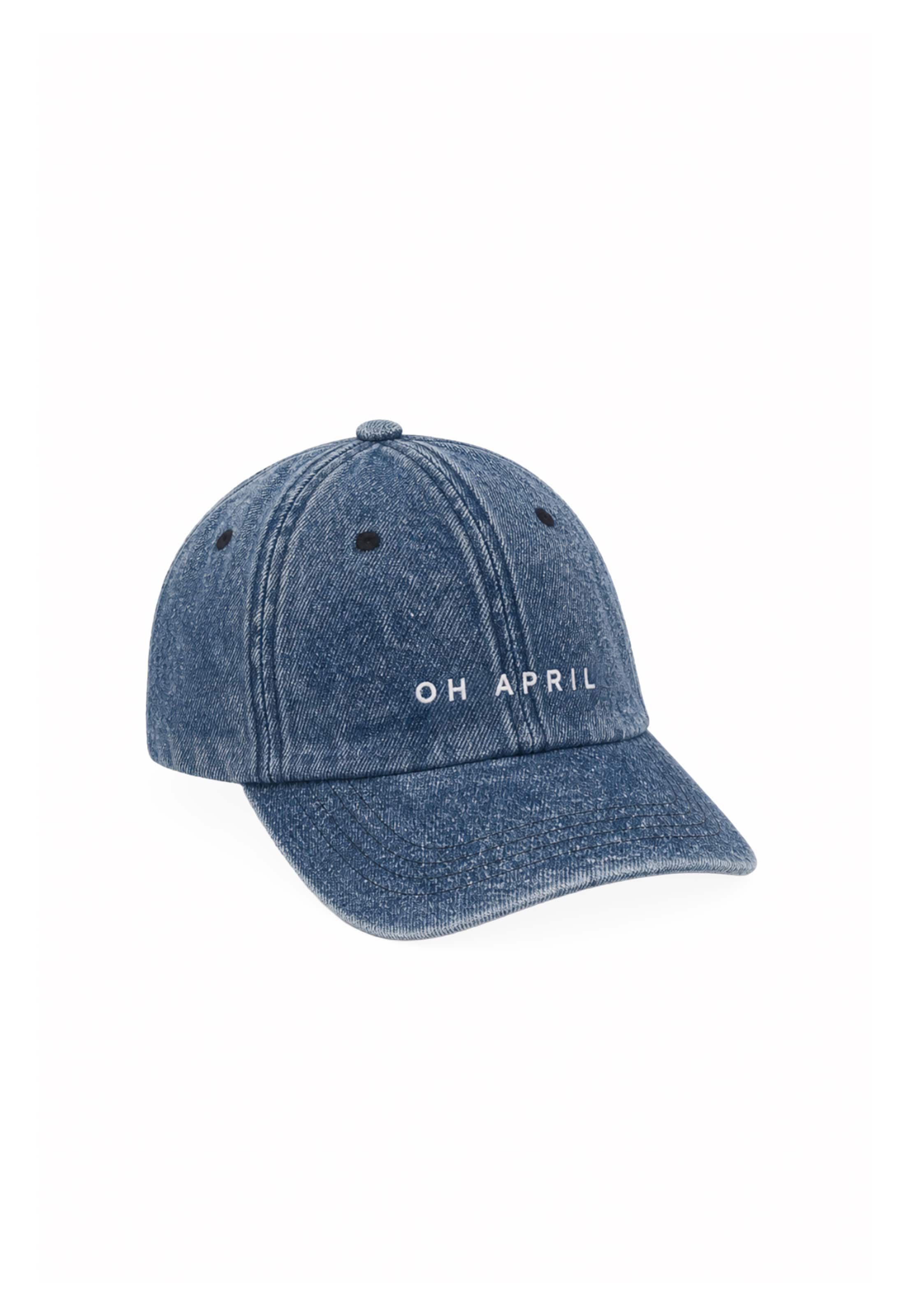 Cappello da baseball 'Almira' di OH APRIL in blu: frontale