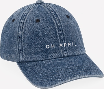 Cappello da baseball 'Almira' di OH APRIL in blu: frontale