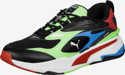 PUMA Sneakers laag 'RS-FAST' in de kleur Lichtblauw / Neongroen / Donkerrood / Zwart / Wit, Productweergave