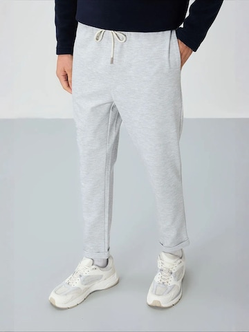 Tommy Life Tapered Workout Pants 'Jogginghose' in Grey: front