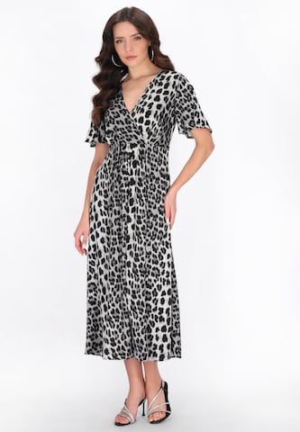 faina - Vestido 'Festive' en azul: frente