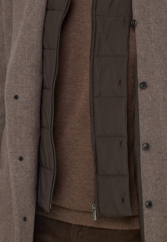 Boggi Milano Between-seasons coat in Brown