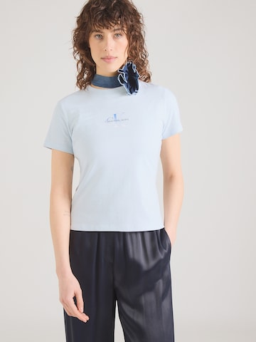 Calvin Klein Jeans Μπλουζάκι σε μπλε: μπροστά