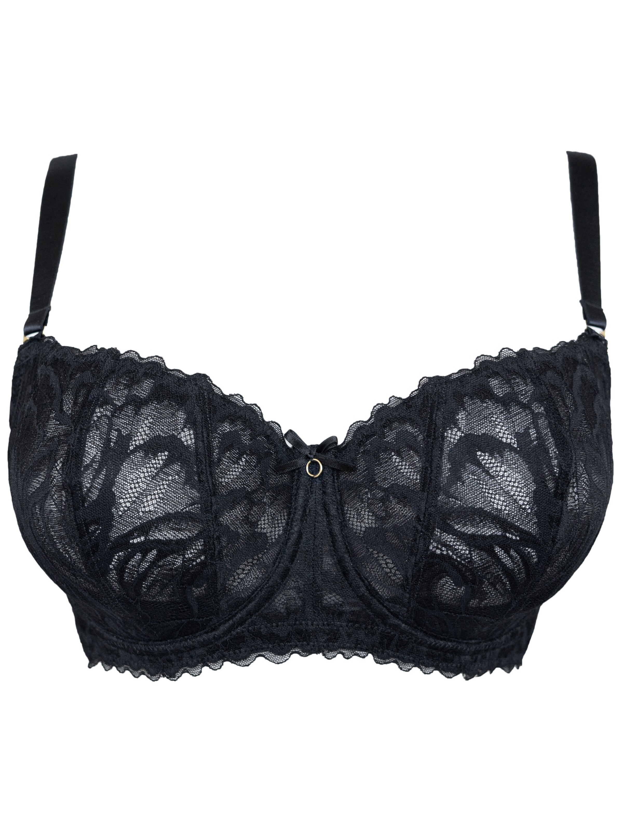 SugarShape Balconette BH  &#x27;Cariba &#x27; in Schwarz: Vorderseite