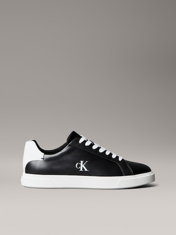 Sneaker bassa di Calvin Klein in nero: frontale