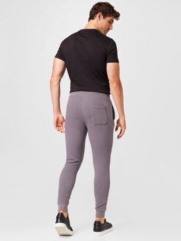 BURTON MENSWEAR LONDON Tapered Hose 'Ottoman' in Grau