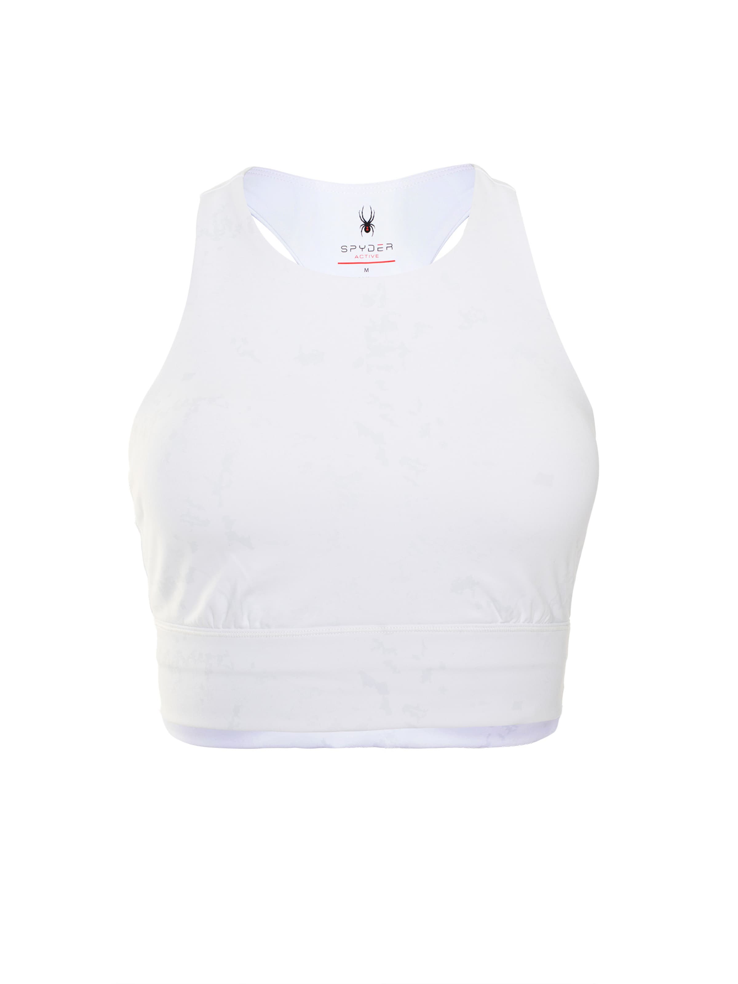 SpyderBustier Sportski grudnjak - bijela boja: prednji dio