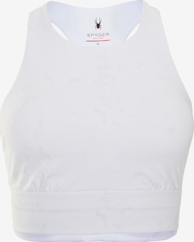 Sutien sport pe L Spyder pe alb, Vizualizare produs