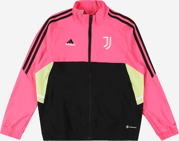 ADIDAS PERFORMANCE Athletic Jacket 'Juventus Condivo 22 Presentation' in Pink: front