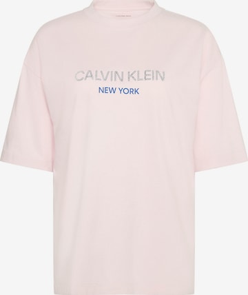 Calvin Klein T-Shirt in Pink: Vorderseite