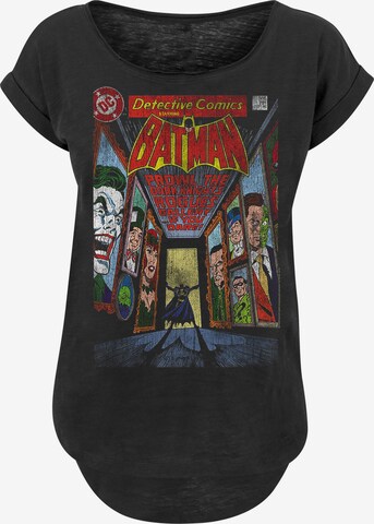 F4NT4STIC Shirt 'DC Comics Batman Rogues Gallery Cover' in Zwart: voorkant