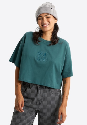 VANS T-shirt 'Ellipse' i grön: framsida