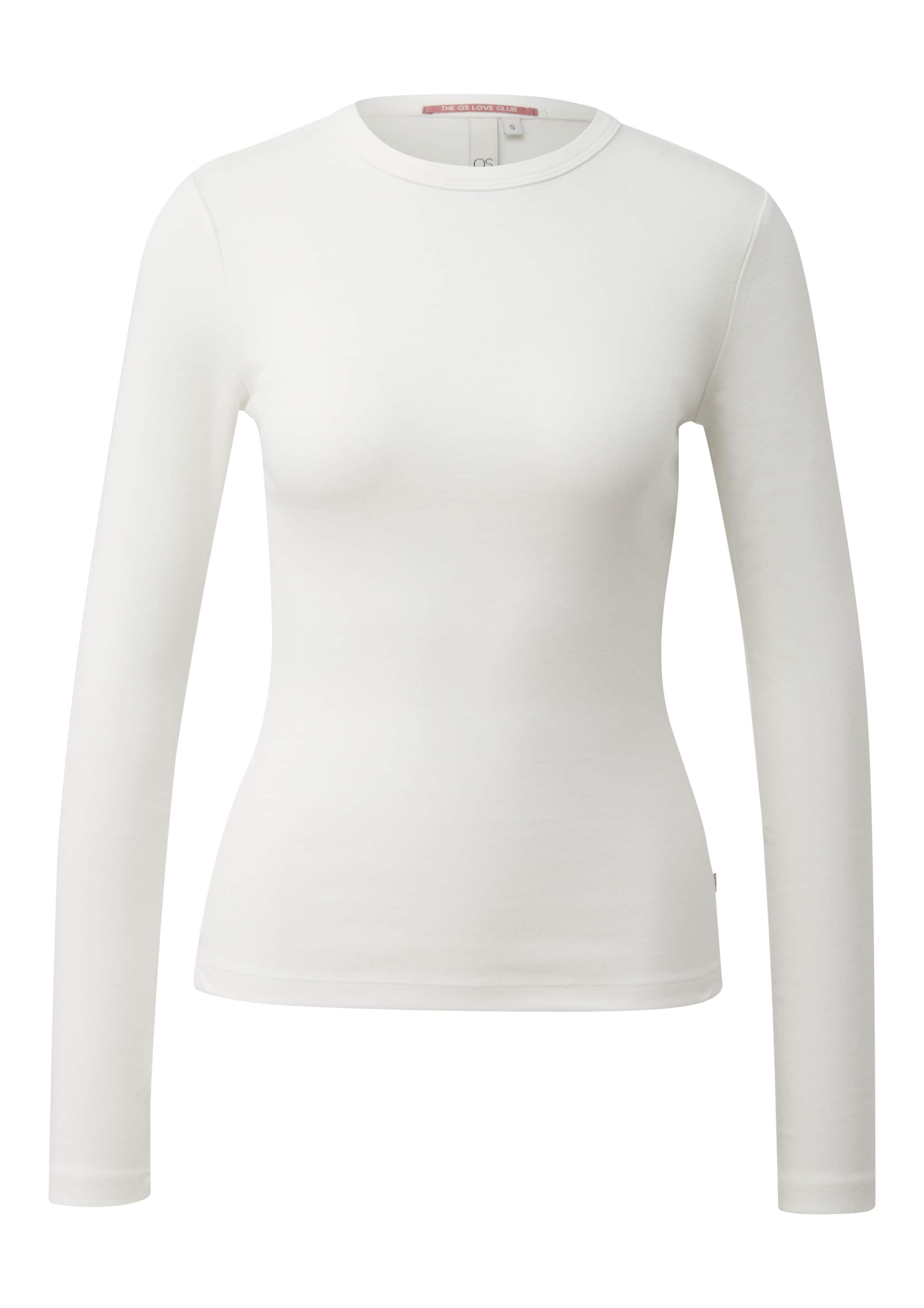 QS Shirt in Weiß: Vorderseite