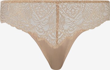 Hanro Slip ' Josephine ' in Beige: voorkant