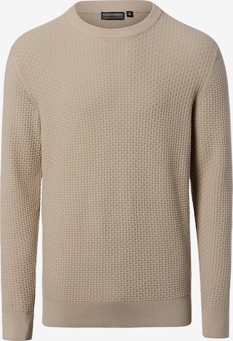 Pull-over Finshley & Harding en beige : devant