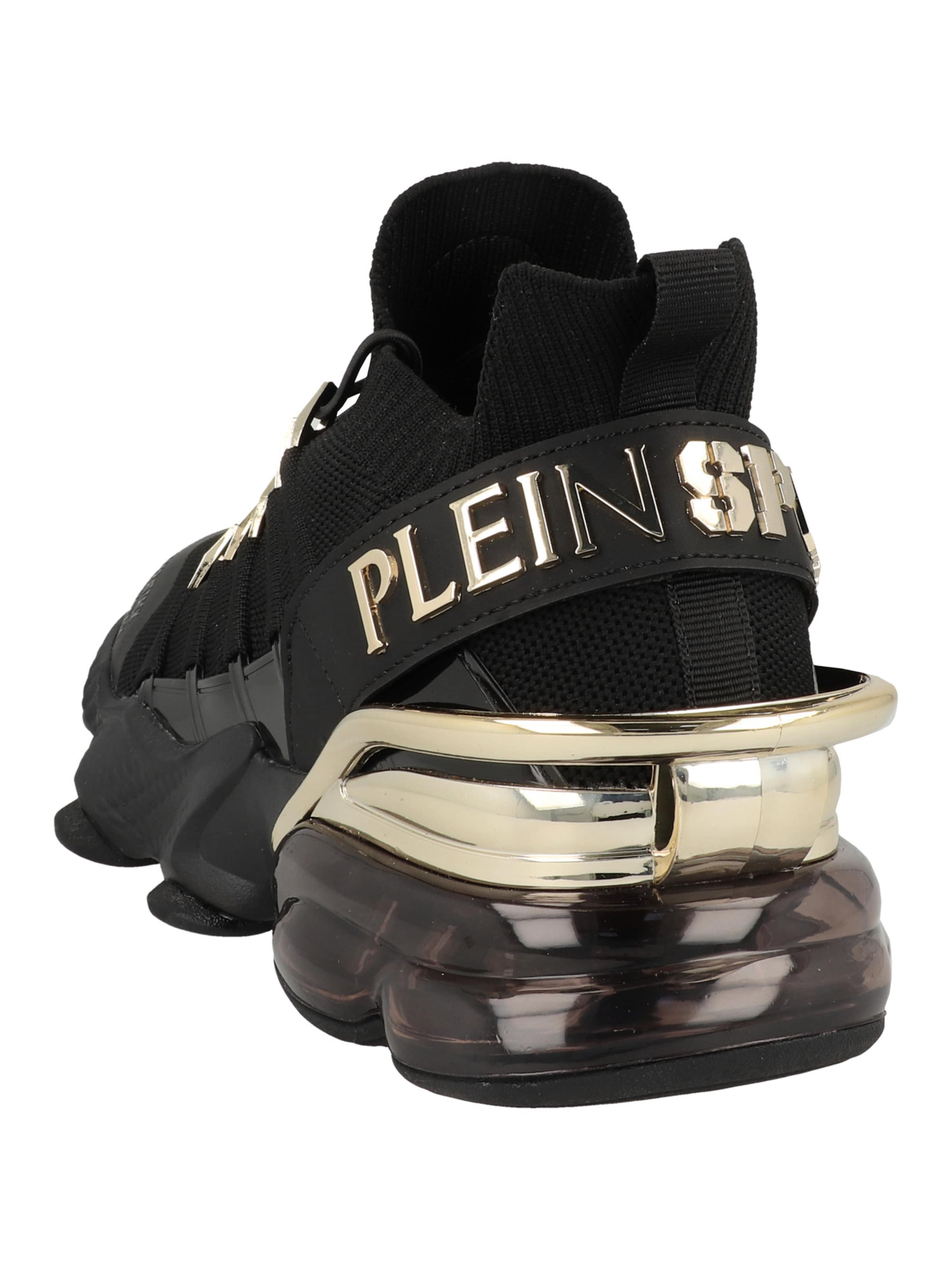 Plein Sport - Sapatilhas baixas 'Tiger Attack//Gen.X.04' em preto