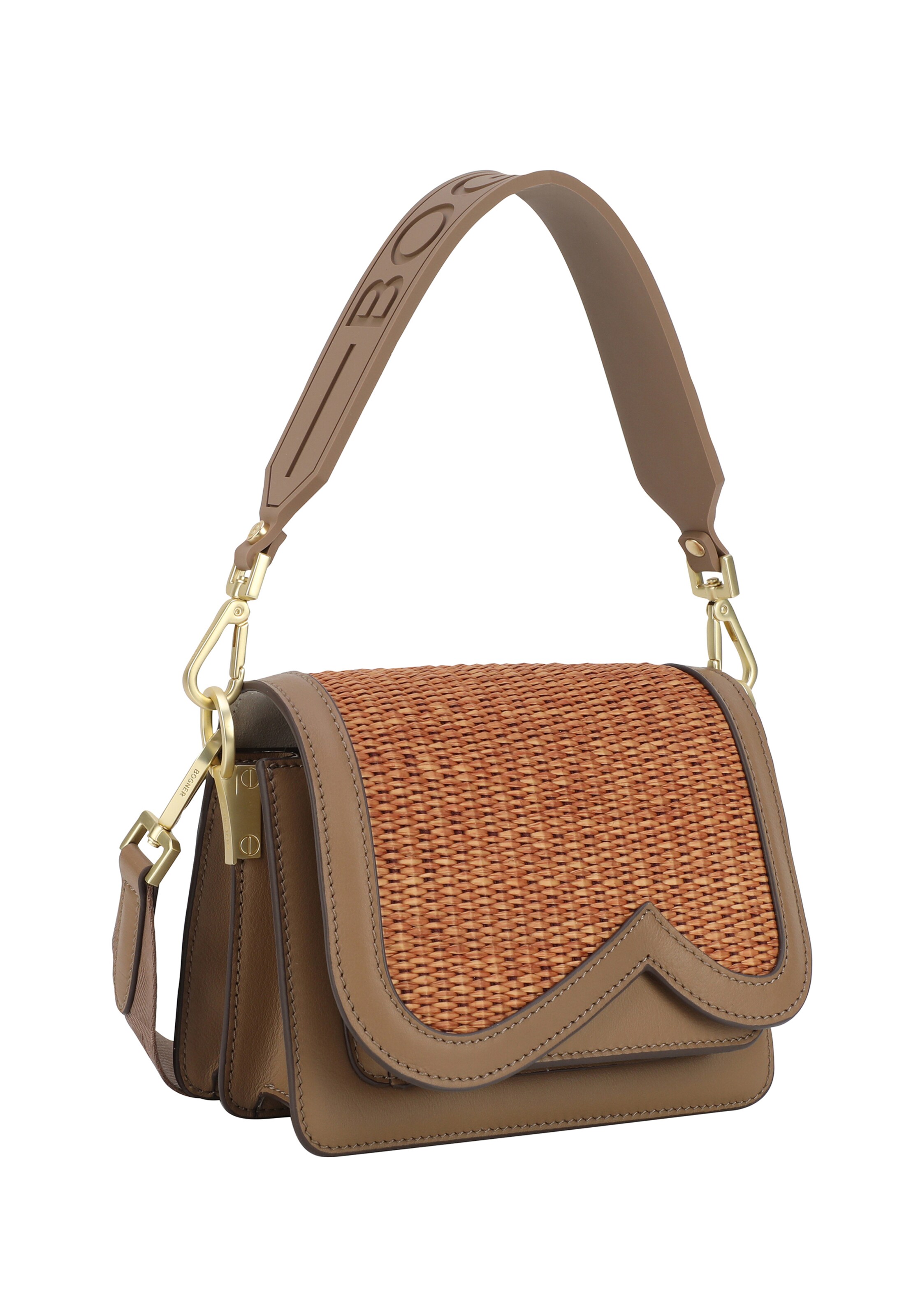 BOGNER - Bolso de mano 'Bex Rafia Eartha' en marrón
