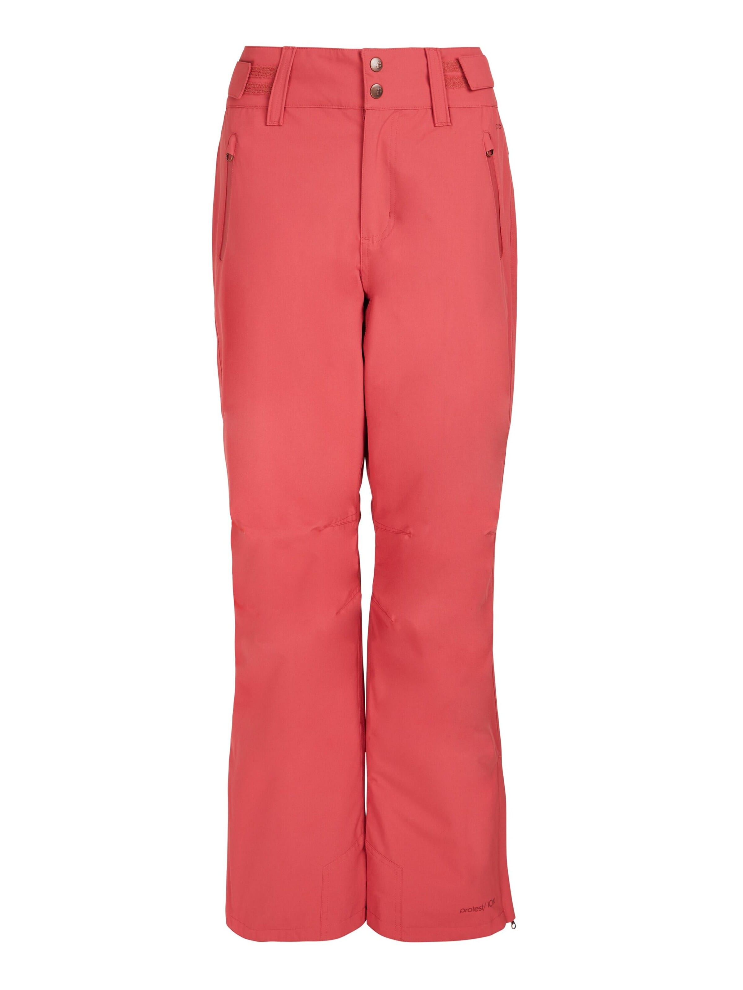 PROTEST Sportbroek 'CINNAMON' in Rood: voorkant