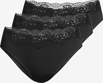 Nina von C. Slip 'Romance' in Schwarz: Vorderseite