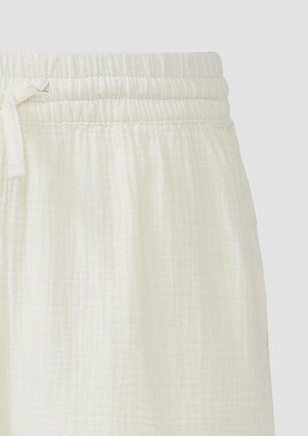 QS Regular Broek in Wit
