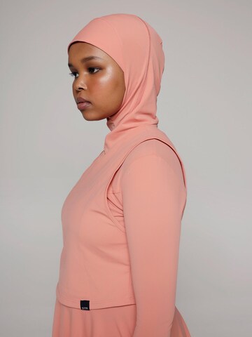 SIYA Swimwear T-Shirt Badeanzug 'Hijab' in Orange