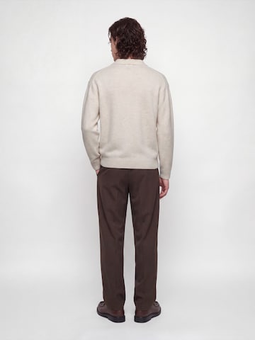 Pull-over 'JJESOHO OLLIE' JACK & JONES en beige