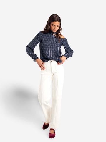 THE-ARE Bluse in Blau