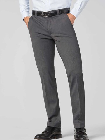 MEYER Slimfit Pantalon in Grijs: voorkant