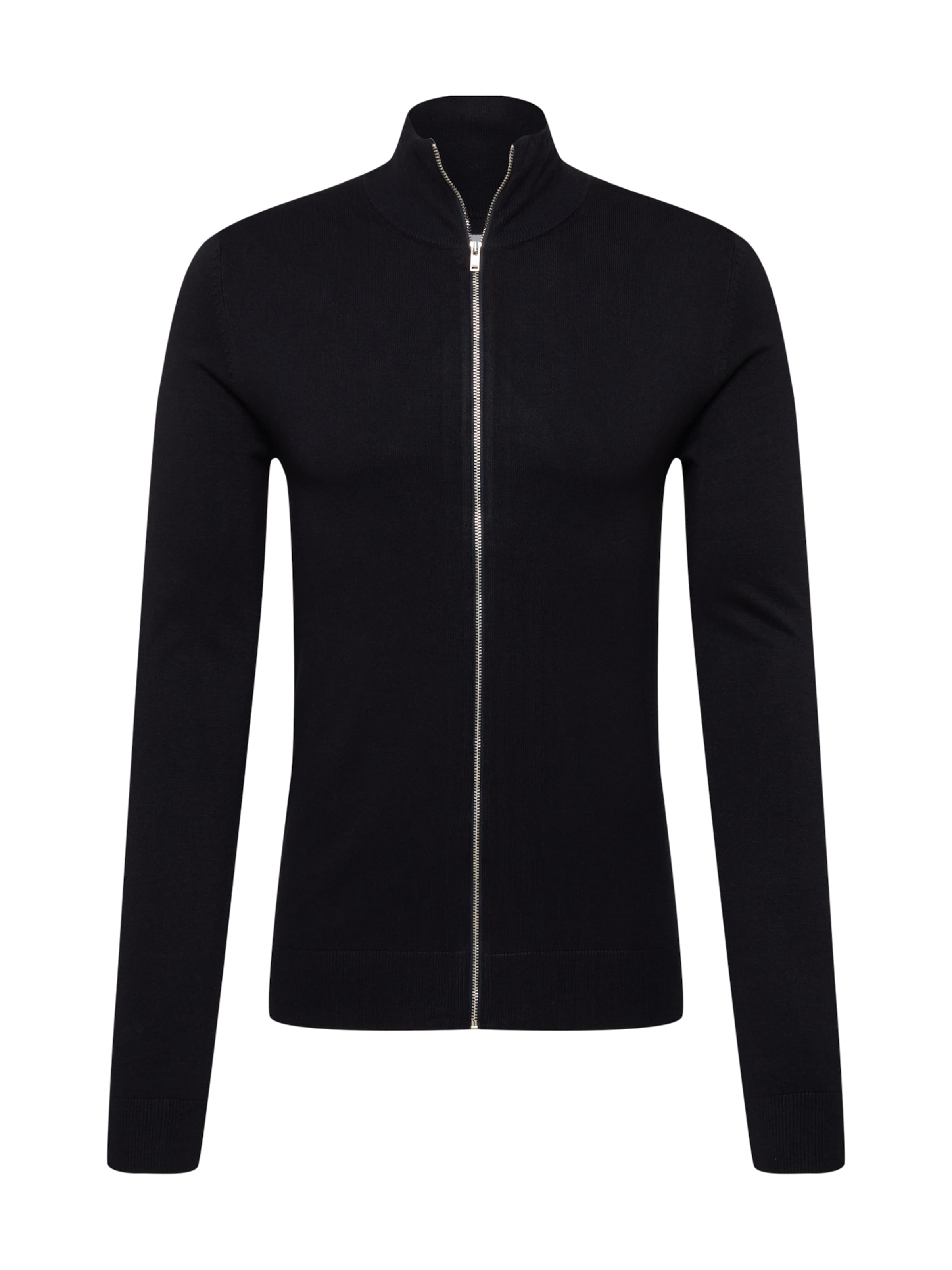 Lindbergh Πλεκτή ζακέτα σε μπλε: μπροστά