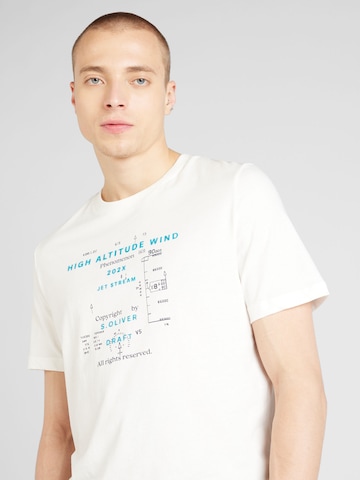 T-Shirt s.Oliver en blanc