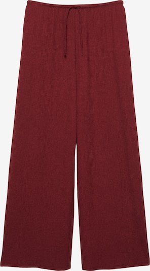 Pantaloni Pull&Bear pe roșu burgundy, Vizualizare produs