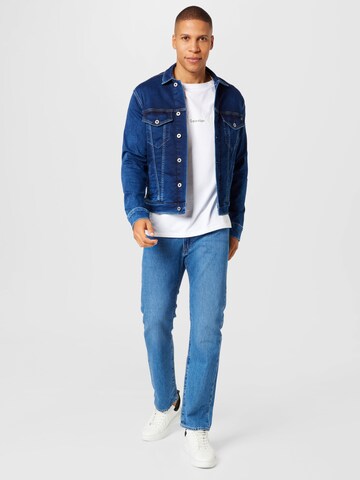 Pepe Jeans Between-Season Jacket 'Pinner' in Blue