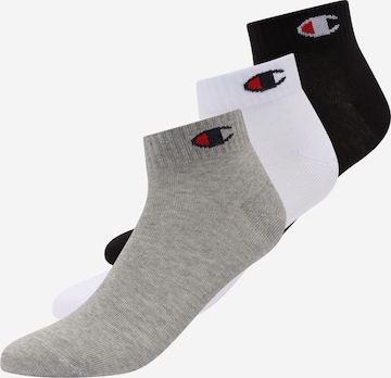 Champion Authentic Athletic Apparel Socks in Grey: front