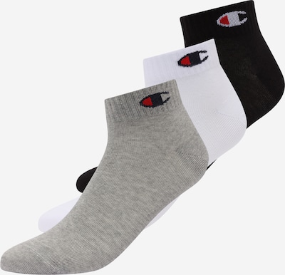 Champion Authentic Athletic Apparel Socken in graumeliert / schwarz / weiß, Produktansicht