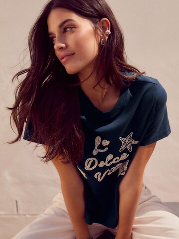 Next T-Shirt in Blau
